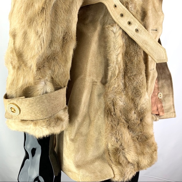 Vintage Lykafur size 16 faux fur coat - Picture 7 of 8